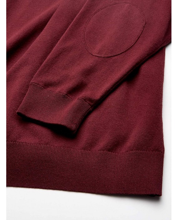 Cutter & Buck Men's Cotton-Rich Classic Lakemont Anti-Pilling Half-Zip Sweater at Men’s Clothing store