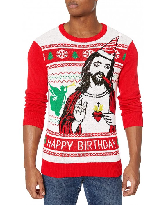 Hybrid Apparel Men's Ugly Christmas Sweater at Men’s Clothing store