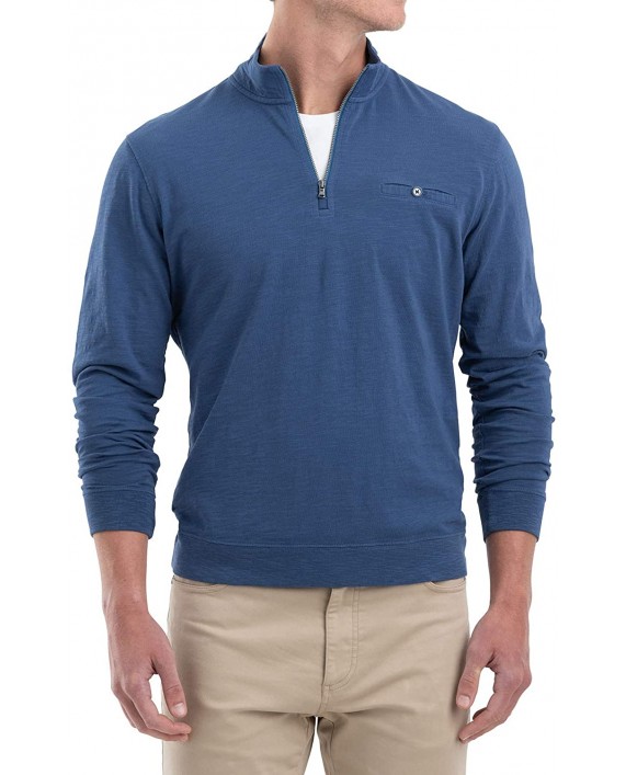 johnnie-O Keane 1 4 Zip Pullover Cadet L at Men’s Clothing store