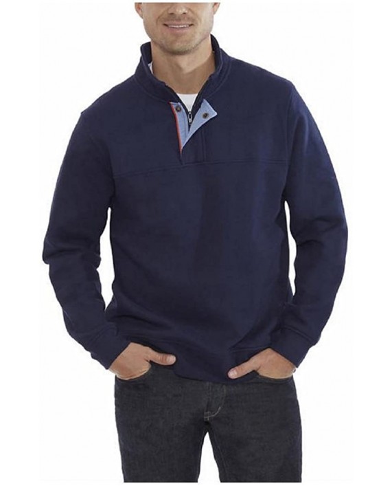 Orvis Men's Signature Pullover Deep Navy XXL at Men’s Clothing store