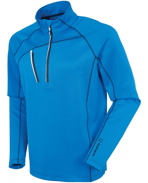 Sunice Alexander Water Resistant Half Zip Performance Pullover for Men at Men’s Clothing store