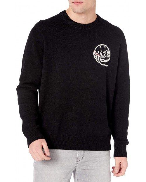 The Kooples Men's Men's Pullover Sweater with Embroidery on Chest