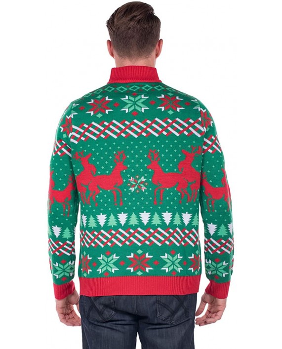 Tipsy Elves Men's Christmas Passion Sweater - Humping Reindeer Ugly Christmas Sweater