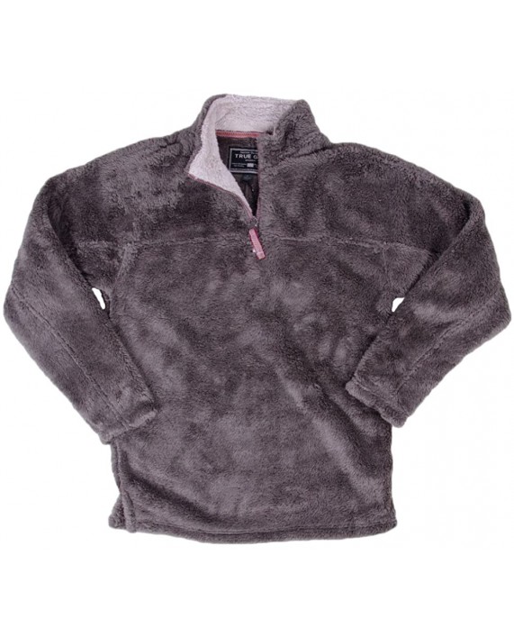 True Grit Men's Double Plush 1 4 Zip Pullover Cargo Small at Men’s Clothing store
