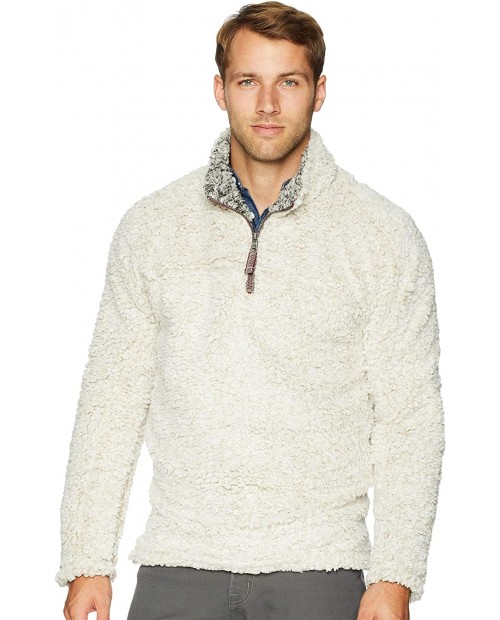 True Grit Men's Frosty Tipped Pile 1 4 Zip Pullover at Men’s Clothing store