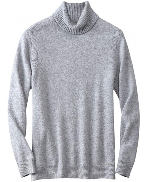 Zhili Men's Turtle Crowl Neck Basic Pullover Winter Wool Sweater at  Men’s Clothing store