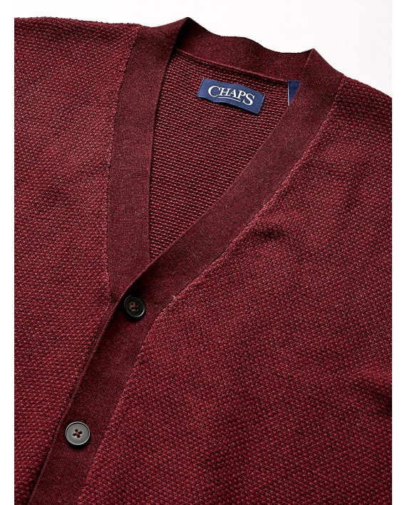 Chaps Men's Soft Cotton Cardigan Sweater at Men’s Clothing store