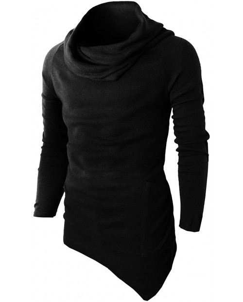 H2H Mens Casual Slim Fit Pullover Knitted Turtleneck Sweaters Long Sleeve Thermal at Men’s Clothing store
