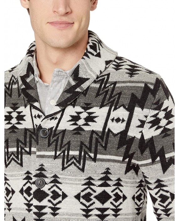 Lucky Brand Men's Ombre Shawl Cardigan Sweater at Men’s Clothing store