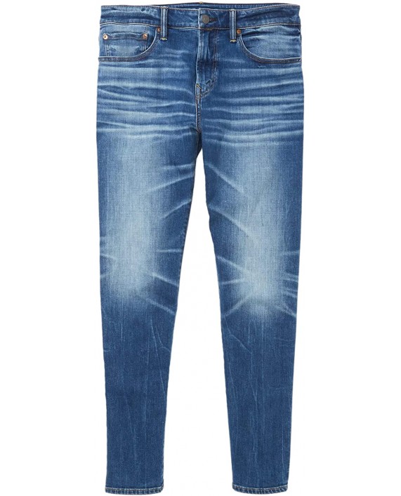 American Eagle Men's 5675415 Cozy Airflex+ Athletic Fit Slim Leg Jeans Tidal Blue Wash at Men’s Clothing store