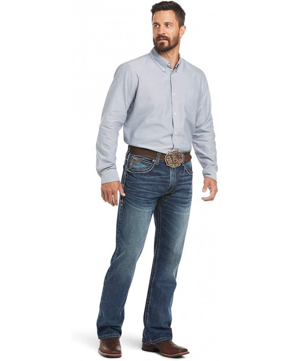 Ariat M4 Low Rise Boot Cut Jeans – Men’s Relaxed Fit Denim at Men’s Clothing store