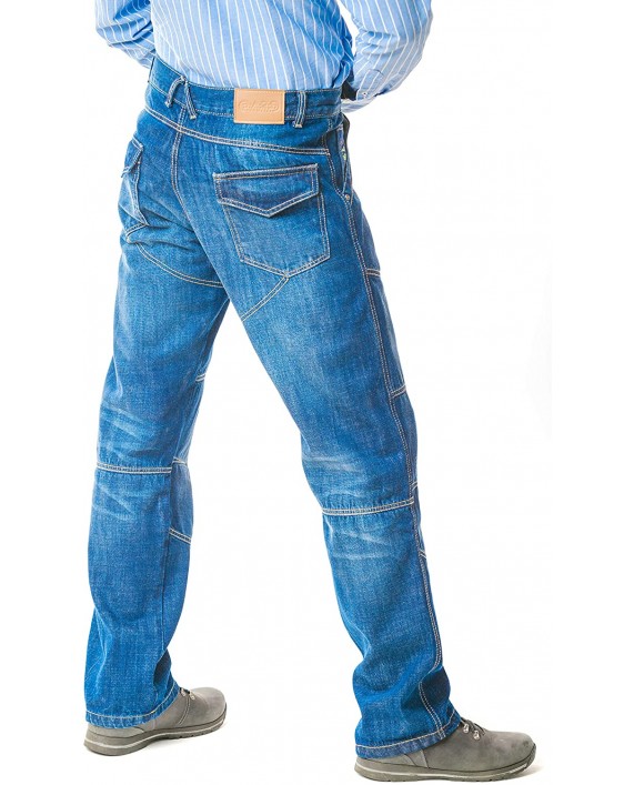 BARS Rare Model Indigo Jeans Dark Blue Men's Straight Pants at Men’s Clothing store
