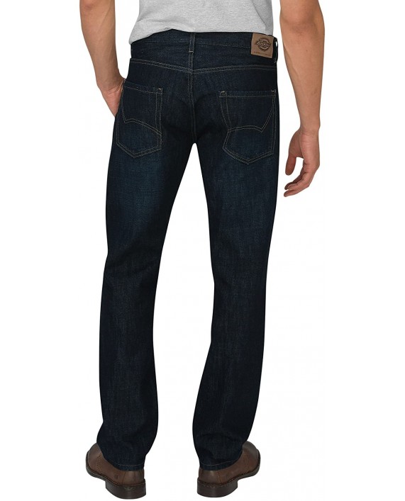 Dickies Men's X-Series Regular Fit Straight Leg 5-Pocket Denim Jean at Men’s Clothing store