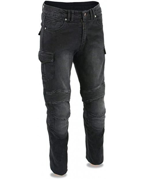 Milwaukee Performance MDM5010 Men's Black Armored Straight Cut Denim Jeans Reinforced with Aramid by DuPont Fibers - 34