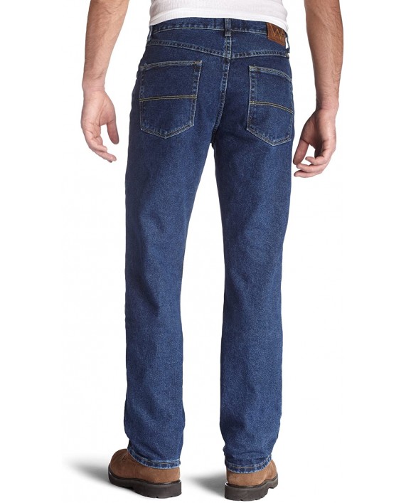 Wrangler Men's Genuine Regular-Fit Jean at Men’s Clothing store Wrangler Blue Jeans