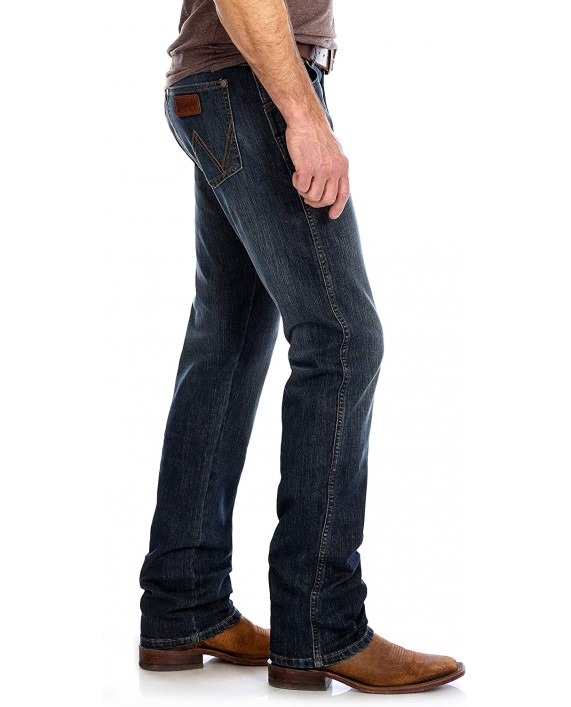 Wrangler Men's Retro Barrick Slim Straight Jeans - 88Mwzbr at Men’s Clothing store