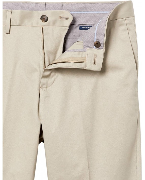 Brand - Buttoned Down Men's Athletic Fit Non-Iron Dress Chino Pant Khaki 32W x 29L