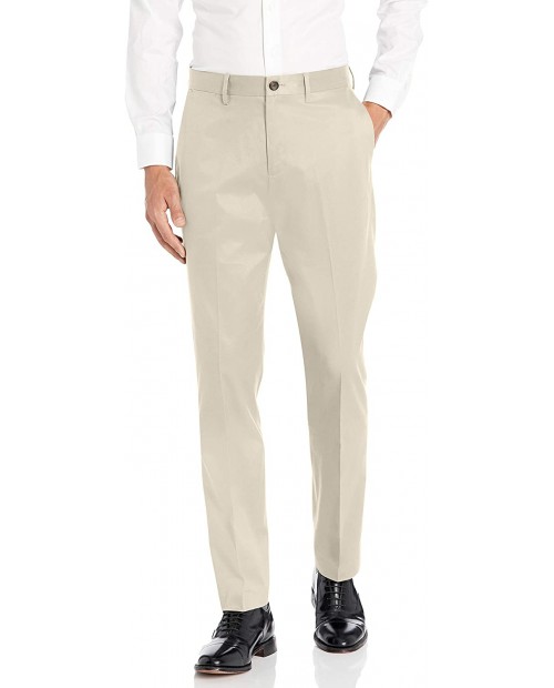 Brand - Buttoned Down Men's Athletic Fit Non-Iron Dress Chino Pant Khaki 32W x 29L