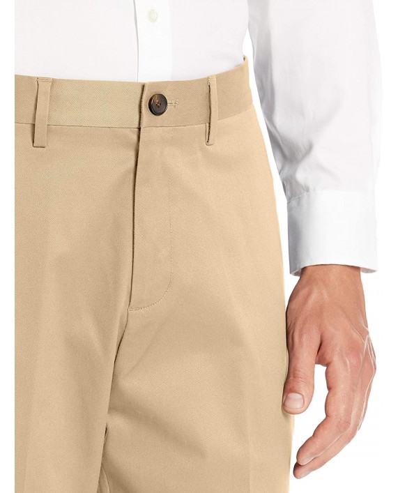 Brand - Buttoned Down Men's Athletic Fit Non-Iron Dress Chino Pant Wheat 34W x 32L