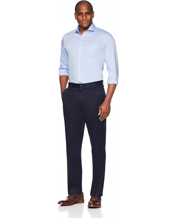Brand - Buttoned Down Men's Relaxed Fit Flat Front Non-Iron Dress Chino Pant Navy 42W x 30L