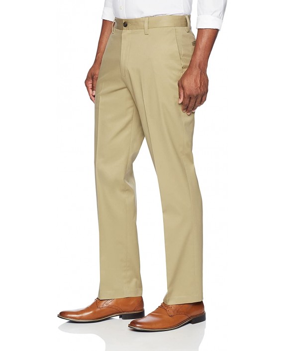 Brand - Buttoned Down Men's Relaxed Fit Flat Front Non-Iron Dress Chino Pant Wheat 48W x 34L Big and Tall