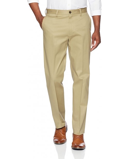  Brand - Buttoned Down Men's Relaxed Fit Flat Front Non-Iron Dress Chino Pant Wheat 54W x 30L Big and Tall