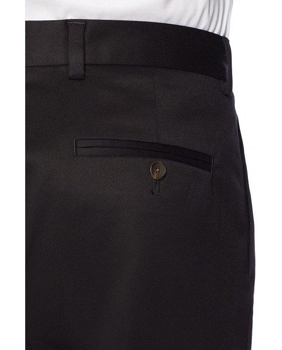 Brand - Buttoned Down Men's Relaxed Fit Pleated Non-Iron Dress Chino Pant Black 38W x 32L
