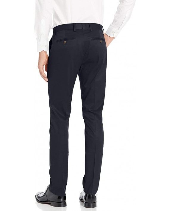 Brand - Buttoned Down Men's Skinny Fit Non-Iron Dress Chino Pant Navy 28W x 30L