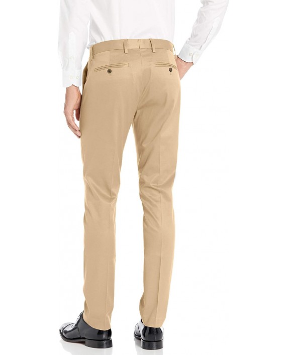 Brand - Buttoned Down Men's Skinny Fit Non-Iron Dress Chino Pant Wheat 34W x 32L