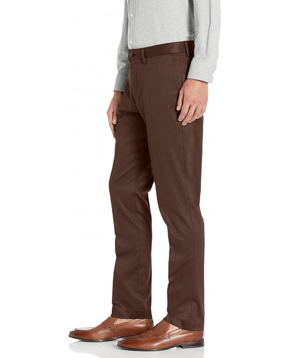 Brand - Buttoned Down Men's Slim Fit Non-Iron Dress Chino Pant Brown 31W x 30L