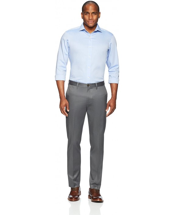 Brand - Buttoned Down Men's Slim Fit Non-Iron Dress Chino Pant Dark Grey 35W x 29L