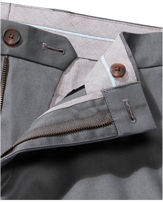 Brand - Buttoned Down Men's Slim Fit Non-Iron Dress Chino Pant Dark Grey 35W X 28L
