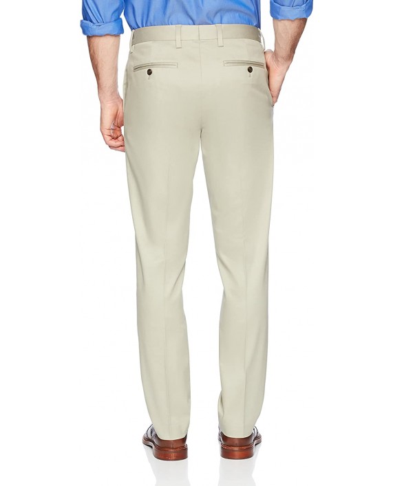 Brand - Buttoned Down Men's Slim Fit Non-Iron Dress Chino Pant Khaki 42W x 29L