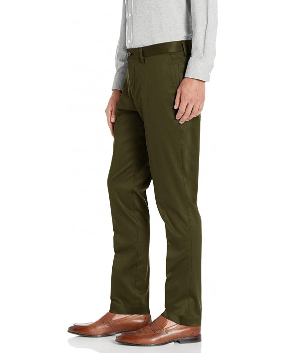 Brand - Buttoned Down Men's Slim Fit Non-Iron Dress Chino Pant Olive 35W x 32L