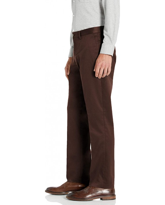 Brand - Buttoned Down Men's Straight Fit Non-Iron Dress Chino Pant Brown 48W x 30L