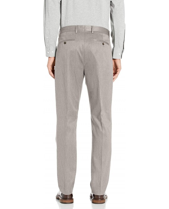 Brand - Buttoned Down Men's Straight Fit Non-Iron Dress Chino Pant Heather Light Grey 34W x 34L