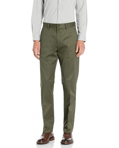 Brand - Buttoned Down Men's Straight Fit Non-Iron Dress Chino Pant Olive 44W x 30L