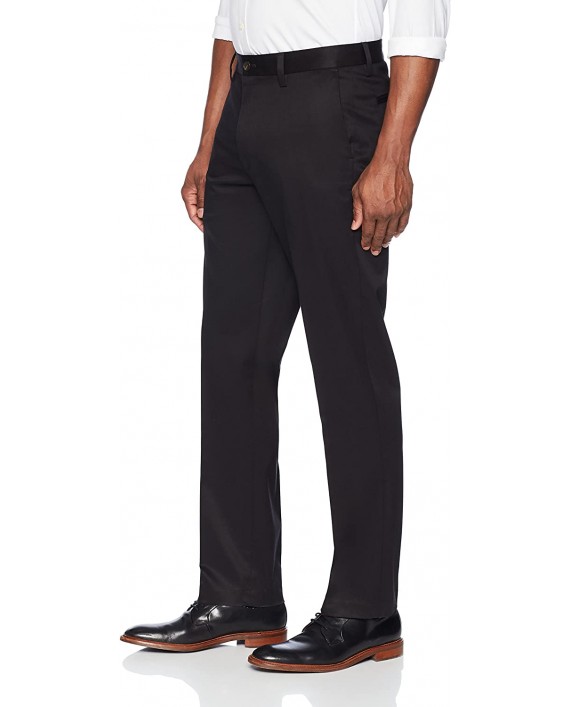 Brand - Buttoned Down Men's Straight Fit Stretch Non-Iron Dress Chino Pant Black 56W x 32L Big and Tall