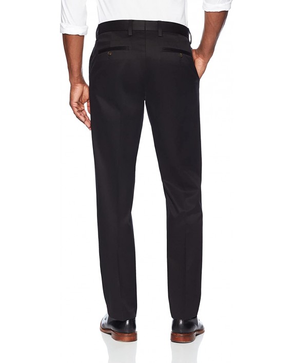 Brand - Buttoned Down Men's Straight Fit Stretch Non-Iron Dress Chino Pant Black 30W x 34L