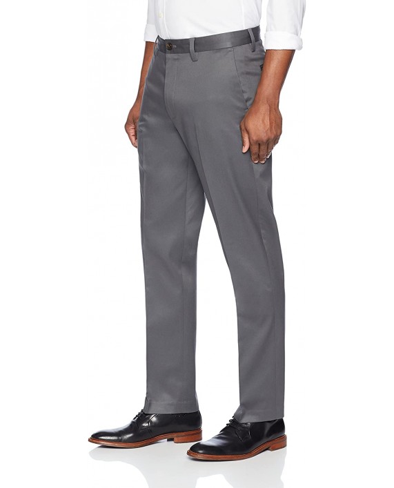 Brand - Buttoned Down Men's Straight Fit Stretch Non-Iron Dress Chino Pant Dark Grey 36W x 34L