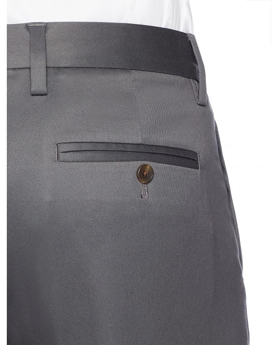 Brand - Buttoned Down Men's Straight Fit Stretch Non-Iron Dress Chino Pant Dark Grey 36W x 34L