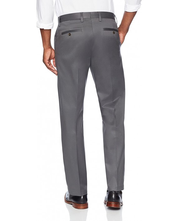 Brand - Buttoned Down Men's Straight Fit Stretch Non-Iron Dress Chino Pant Dark Grey 40W x 32L