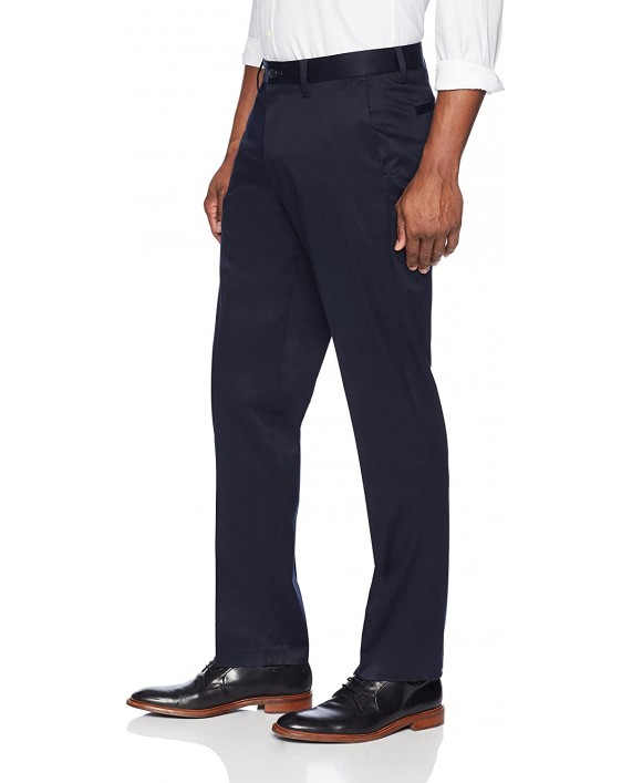 Brand - Buttoned Down Men's Straight Fit Stretch Non-Iron Dress Chino Pant Navy 42W x 32L