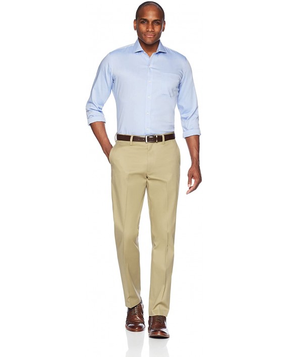 Brand - Buttoned Down Men's Straight Fit Stretch Non-Iron Dress Chino Pant Wheat 30W x 28L