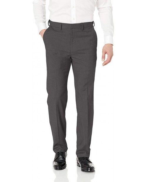 Haggar Men's Texture Weave Stretch Classic Fit Suit Separate Pant at  Men’s Clothing store