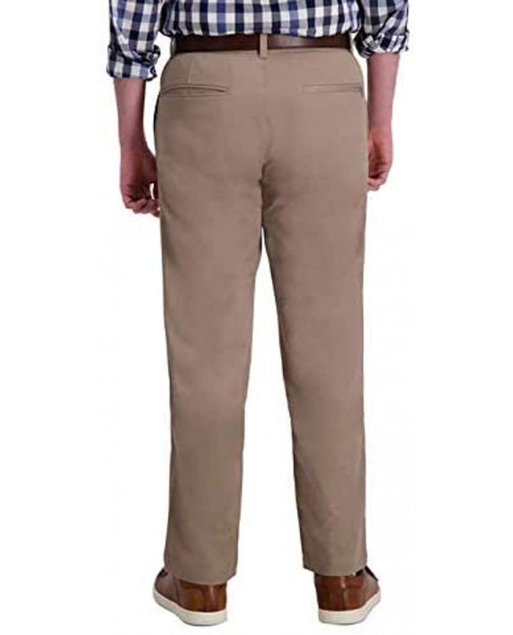 Haggar Stretch Straight Ultimate Travel Chino Pants w Flex Waist at Men’s Clothing store