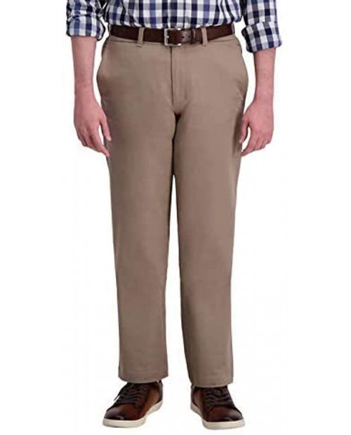 Haggar Stretch Straight Ultimate Travel Chino Pants w Flex Waist at  Men’s Clothing store