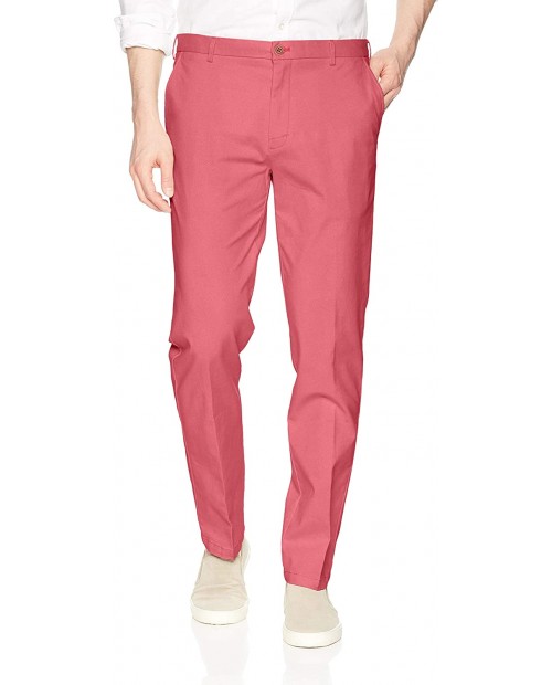 IZOD Men's Performance Stretch Saltwater Fresh Straight Chino Pant Red at  Men’s Clothing store