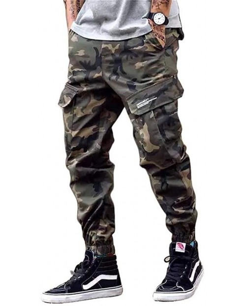West Louis Mens Camo Joggers Pants Casual Camouflage Jogger Cargo Pants at  Men’s Clothing store