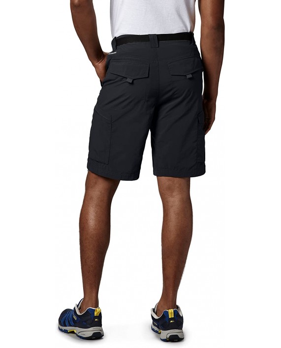 Columbia Sportswear Men's Big and Tall Silver Ridge Cargo Shorts Black 46 x 10